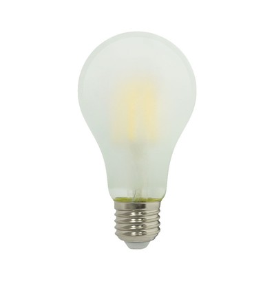E27 6W A60 Frost Cross Filament LED Birne - 2700K, 660lm, mattes Glas