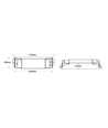 LEDlife rWave LED-Controller - Push-dim, 12V (180W), 24V (360W), Zugentlastung an beiden Enden