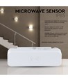 Mikrowellensensor in Weiß - Bewegungssensor, max 200W LED, IP65