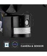 18W LED Fluter mit WiFi Kamera und Sensor - 6000K, IP44, weiß, Außenbereich, Sicherheitskamera