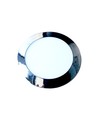24W Ø30cm LED Einbaupanel - Chrom, 2000lm, Ausschnitt: Ø28,5 cm, Maße: Ø30 cm, inkl. Driver