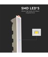 30W LED Einbaupanel - 2400lm, 43x4,5cm, weißer Rand, IP20 Innenbereich