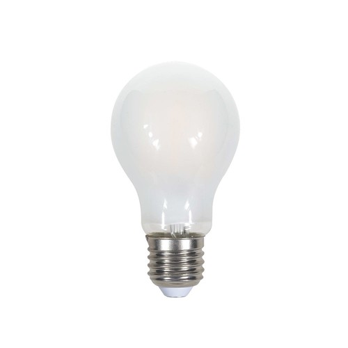 E27 7W A60 LED Leuchtmittel - Mattglas, Filament, 840lm, warmweiß