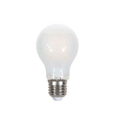 E27 7W A60 LED Leuchtmittel - Mattglas, Filament, 840lm, warmweiß