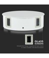 4W Runde LED Wandleuchte, Weiß - IP65, 360°, 3000K, Aluminium, Außen/Innen, inkl. Leuchtmittel