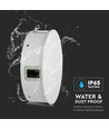 4W Runde LED Wandleuchte, Weiß - IP65, 360°, 3000K, Aluminium, Außen/Innen, inkl. Leuchtmittel