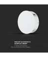 4W Runde LED Wandleuchte, Weiß - IP65, 360°, 3000K, Aluminium, Außen/Innen, inkl. Leuchtmittel
