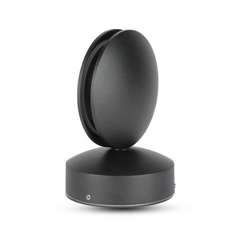 7W LED Wandleuchte - IP65, Schwarz, 770lm, Warmweiß, inkl. Leuchtmittel