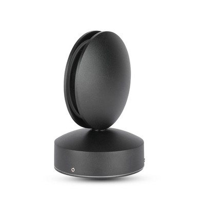 7W LED Wandleuchte - IP65, Schwarz, 770lm, Warmweiß, inkl. Leuchtmittel