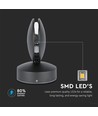 7W LED Wandleuchte - IP65, Schwarz, 770lm, Warmweiß, inkl. Leuchtmittel