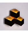 9W LED Wandleuchte, Schwarz - 990lm, 3000K, IP20, Aluminium, Innenbereich