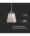 7W LED Pendelleuchte - Ø15cm, weißer Schirm, 4000K, inkl. Leuchtmittel