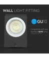 GU10 Wandleuchte - IP44 Außenbereich, ohne Leuchtmittel