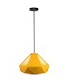 E27 Prism Pendelleuchte - Gelb, Metall, Ø31x18cm, ohne Leuchtmittel
