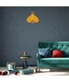Pastel Wooden Prism Pendelleuchte, gelb - E27 Fassung, 320x270mm, max. 60W, 5 Jahre Garantie
