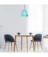E27 Cone Prism Pendelleuchte - Blau, Metall, Ø25cm, ohne Leuchtmittel