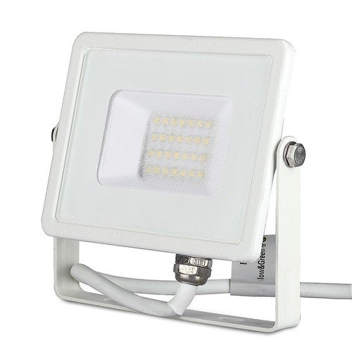Flutlicht 20W - Samsung Chip, 6400K, weißes Gehäuse