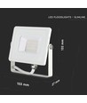 Flutlicht 20W - Samsung Chip, 6400K, weißes Gehäuse