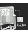 Flutlicht 20W - Samsung Chip, 6400K, weißes Gehäuse
