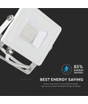 Flutlicht 20W - Samsung Chip, 6400K, weißes Gehäuse
