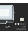 30W LED Fluter mit Samsung Chip - 80lm/W, IP65, warmweiß, grau, 5 Jahre Garantie