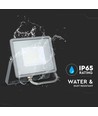 30W LED Flutlicht, Samsung LED Chip - 80lm/W, IP65, Grau, 5 Jahre Garantie, Außenbereich
