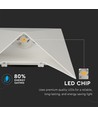 5W LED Wandleuchte - IP65, weiß, 4000K, Aluminium, inkl. Leuchtmittel