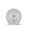 6W LED Wandleuchte mit Up/Down Licht - IP65, grau, 3000K, 11 x 5,4 cm, inkl. Leuchtmittel