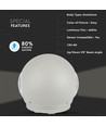 6W LED Wandleuchte mit Up/Down Licht - IP65, grau, 3000K, 11 x 5,4 cm, inkl. Leuchtmittel