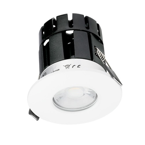 10W Bluetooth fire-rated LED Einbaustrahler - CCT, dimmbar, IP65, weiß, Smart Home, 5 Jahre Garantie