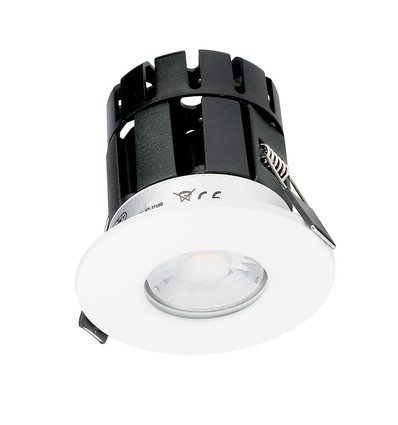 10W Bluetooth fire-rated LED Einbaustrahler - CCT, dimmbar, IP65, weiß, Smart Home, 5 Jahre Garantie