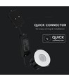 10W Bluetooth fire-rated LED Einbaustrahler - CCT, dimmbar, IP65, weiß, Smart Home, 5 Jahre Garantie