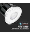 10W Bluetooth fire-rated LED Einbaustrahler - CCT, dimmbar, IP65, weiß, Smart Home, 5 Jahre Garantie