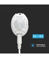 Drahtloser PIR Bewegungssensor für LED Streifen - 12V, max. 36W, für Bettlicht, 2.1mm Stecker, 3 Jahre Garantie