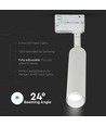 7W Samsung LED Schienenspot, RA90 - Weiß, 24°, 5 Jahre Garantie