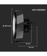 100W LED Hallenstrahler, 180lm/W - Samsung LED Chip, Meanwell Driver, IP65, 5 Jahre Garantie