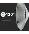 120° Aluminium-Reflektor für Hallenstrahler - Passend für LED High Bays