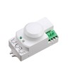 Mikrowellen-Bewegungsmelder mit Manual Override - 360°, 1-8m Reichweite, IP20, weiß, max. 300W LED