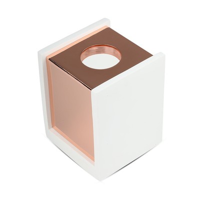 GU10 Deckenstrahler aus Gips - Quadratisch, Matt-Roségold, IP20 Innen, ohne Leuchtmittel