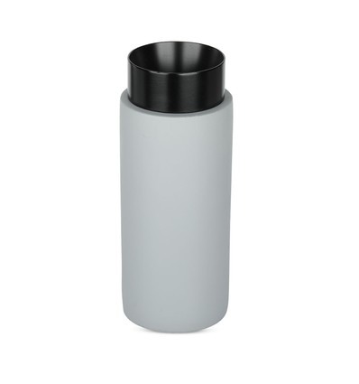 GU10 - grauer Beton, Gipsoberfläche, Metall mit schwarzem Gunmetal-Fuß