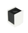GU10 Aufbaustrahler für Gips - Square, Pistol Black, quadratisch, ohne Leuchtmittel
