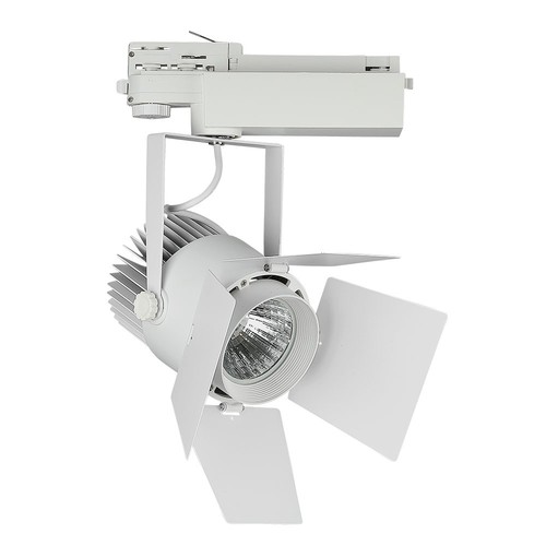 33W LED-Schienenstrahler - Samsung-Chip, 3000K, 5 Jahre Garantie, weißes Gehäuse