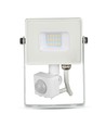 10W Fluter - PIR Sensor, Samsung Chip, 4000K, weißes Gehäuse