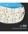 12W/m LED-Streifen - Samsung Chip, 12V, 6500K, IP20, 5m/Rolle