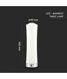 18W LED Designer Tischleuchte - Touch dimmbar, 1200lm, 3000K, Chrom-Finish