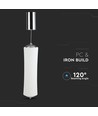 18W Designer Pendelleuchte, dimmbar - 1200lm, Warmweiß, Weiß, 3000K