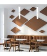 32W LED Designer Double Long Pendelleuchte, dimmbar - 3000K, weiß, 2100lm, Triac dimmbar