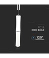 32W LED Designer Double Long Pendelleuchte, dimmbar - 3000K, weiß, 2100lm, Triac dimmbar