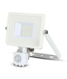 20W LED Fluter mit Sensor - Samsung LED chip, weiß, IP65, warmweiß