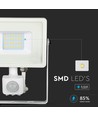 20W LED Fluter mit Sensor - Samsung LED chip, weiß, IP65, warmweiß